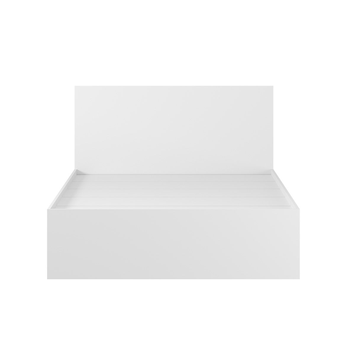 Light European double bed frame 140x200 – White Diamond