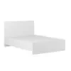 Light European double bed frame 140x200 – White Diamond