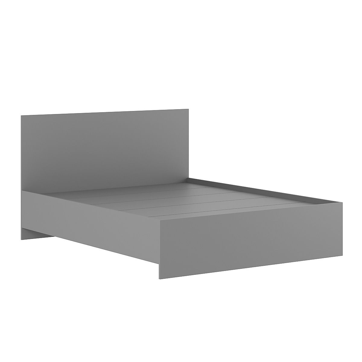 Light European king size bed frame 160x200 – Graphite