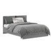 Light European king size bed frame 160x200 – Graphite