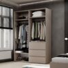 Buy hinged combined wardrobe №5 Light 160x220x50 cm – Cashmere for 12798 UAH Hinged combined wardrobe №5 Light 160x220x50 cm – Cashmere