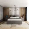 Двуспальная кровать в спальню 160x200 Light – Графит