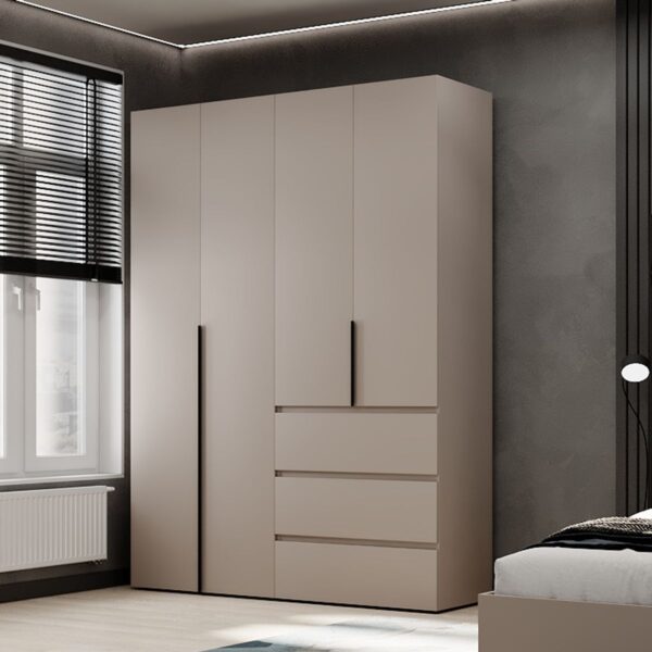 Шкаф распашной комбинированный №5 Light 160x220x50 см – Кашемир