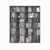 Light open shelving unit 120x146x16 cm – Graphite