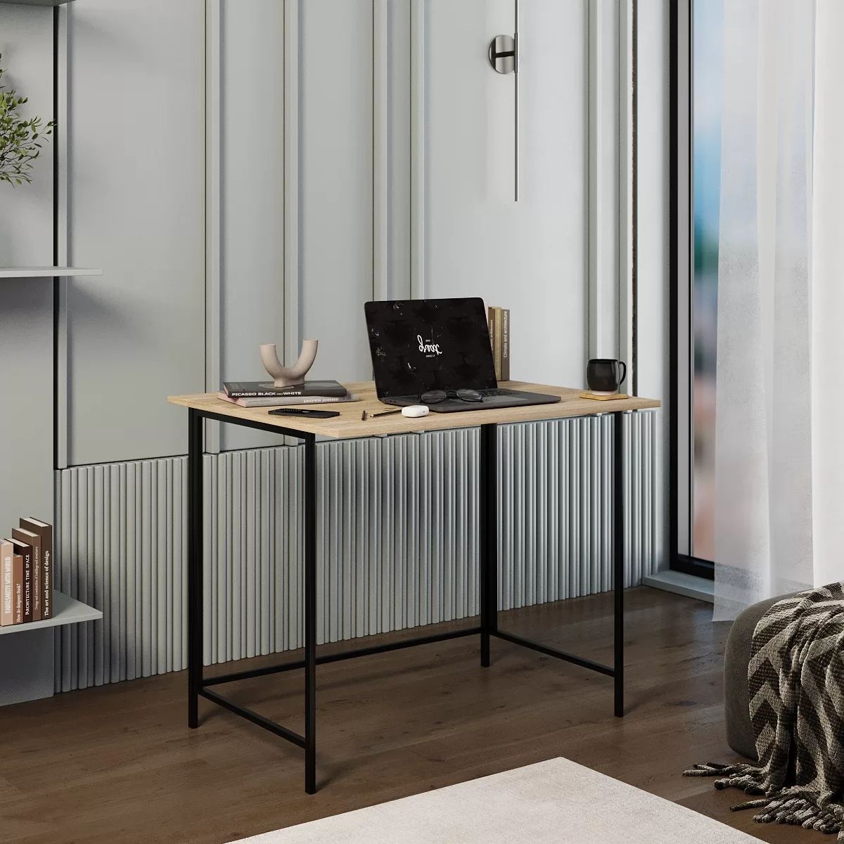 Buy sly compact folding table 90x76x10(57) cm – Sonoma Oak for 1860 UAH Sly compact folding table 90x76x10(57) cm – Sonoma Oak