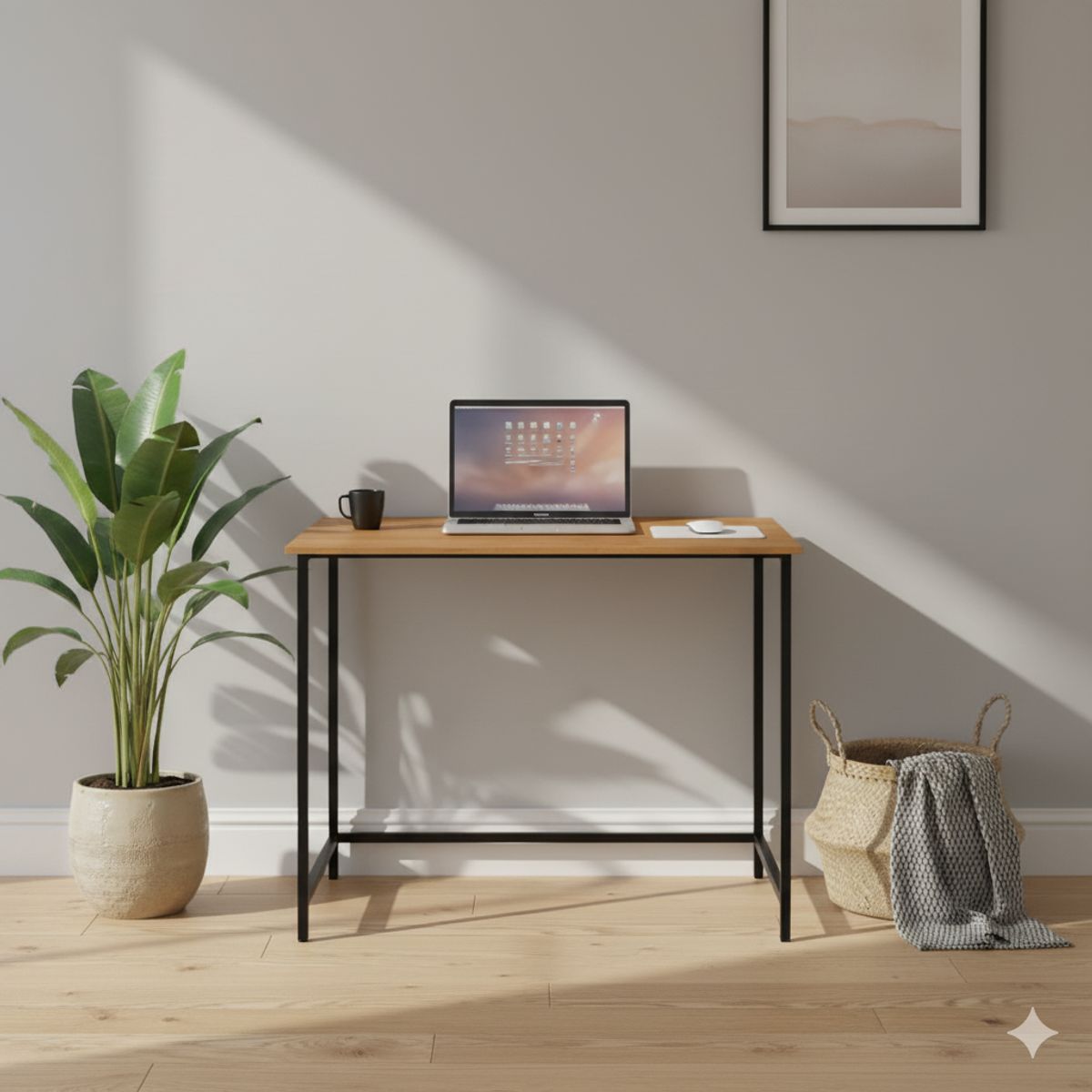 Письменный стол трансформер Sly 90x76x10(57) см – Ольха темная