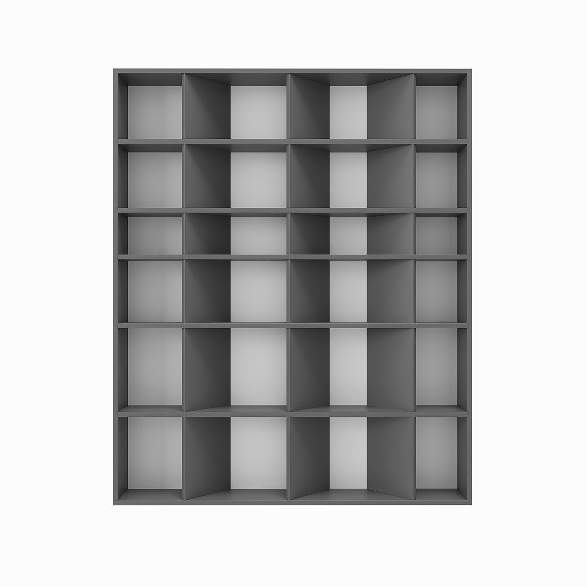 Купити стелаж полиця для книг та декору Light 120x146x16 см – Графіт за 3149 грн Стелаж полиця для книг та декору Light 120x146x16 см – Графіт