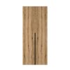 Light №13 2-Door Wardrobe with Shelves 80x220x50 cm – Evoke Oak