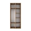 Light №13 2-Door Wardrobe with Shelves 80x220x50 cm – Evoke Oak