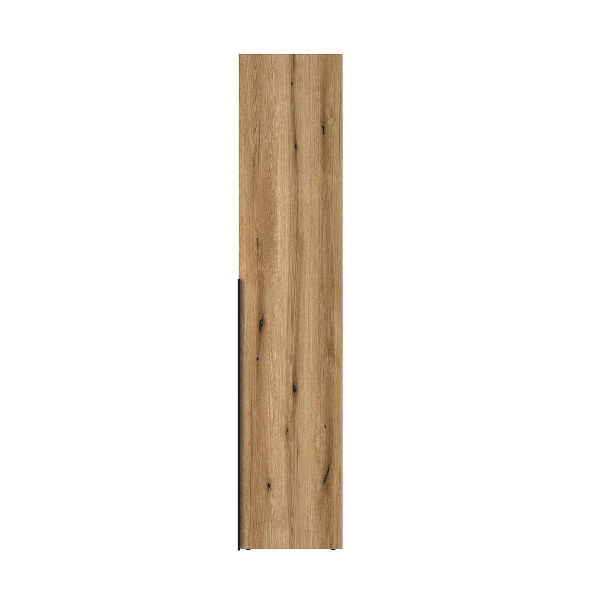 Light №13 2-Door Wardrobe with Shelves 80x220x50 cm – Evoke Oak