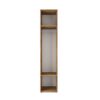 Light №13 2-Door Wardrobe with Shelves 80x220x50 cm – Evoke Oak