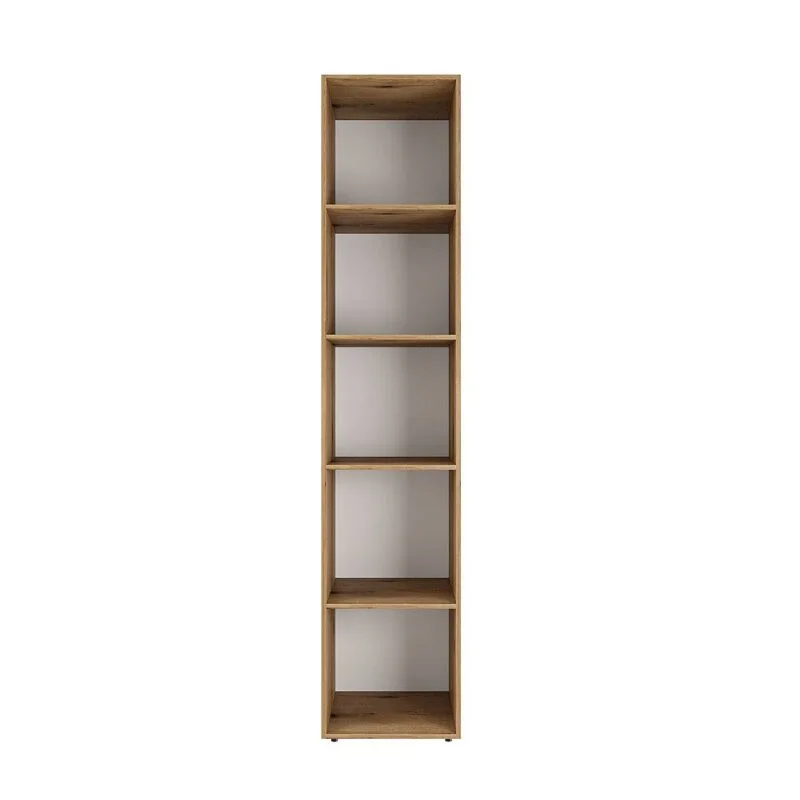 Light №13 2-Door Wardrobe with Shelves 80x220x50 cm – Evoke Oak