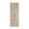 Hinged combined wardrobe №4 Light 200x220x50 cm – Sonoma Oak