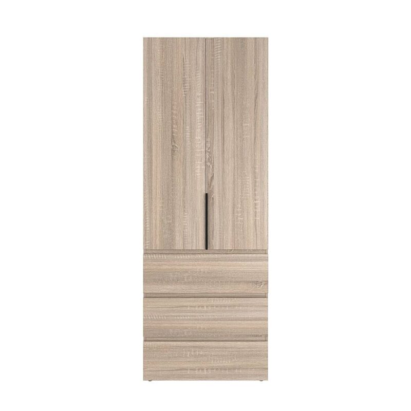 Light №4 five-door hinged wardrobe 200x220x50 cm – Sonoma Oak