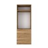 Hinged combined wardrobe №8 Light 160x220x50 cm – Evoke Oak