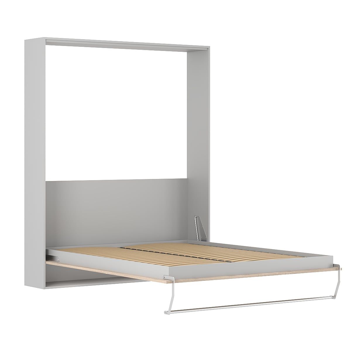 Juno Double Murphy Bed 160*200 Vertical – Ash / Sonoma Oak