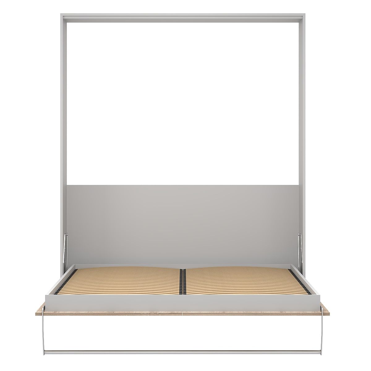 Juno Double Murphy Bed 160*200 Vertical – Ash / Sonoma Oak