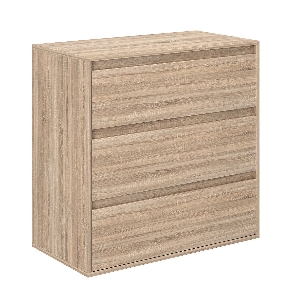 Комод на 3 ящика Light 80x79x42.5 см – Дуб Сонома