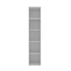 Light №1 Thin Wardrobe 40x220x50 cm – White Diamond