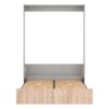 Mitra wall bed 140*200 Vertical – Ash / Sonoma Oak