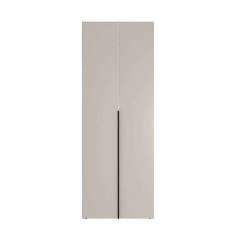Шафа для одягу дводверна Light №1 80x220x50 см – Кашемір