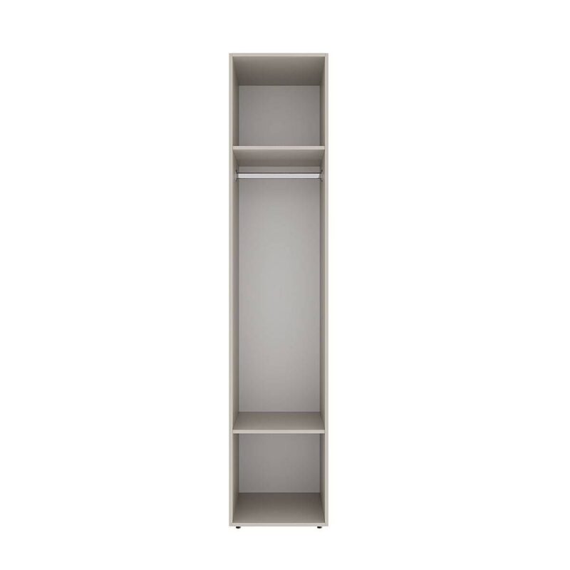 Шафа пенал закрита зі штангою Light №2 40x220x50 см – Кашемір