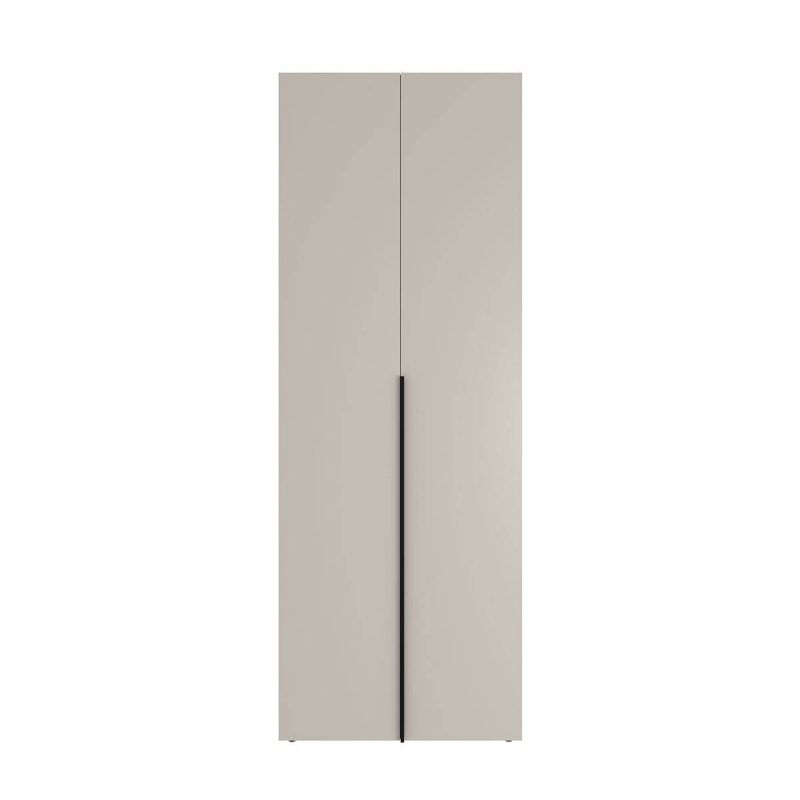 Розпашна шафа з відкритими полицями Light №15 160x220x50 см – Кашемір