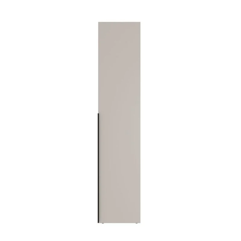 Шкаф пенал закрытый со штангой Light №2 40x220x50 см – Кашемир