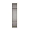 Шкаф пенал закрытый со штангой Light №2 40x220x50 см – Кашемир