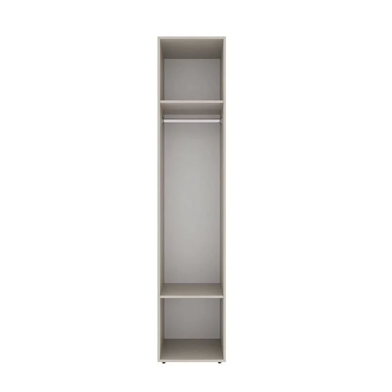 Шкаф пенал закрытый со штангой Light №2 40x220x50 см – Кашемир