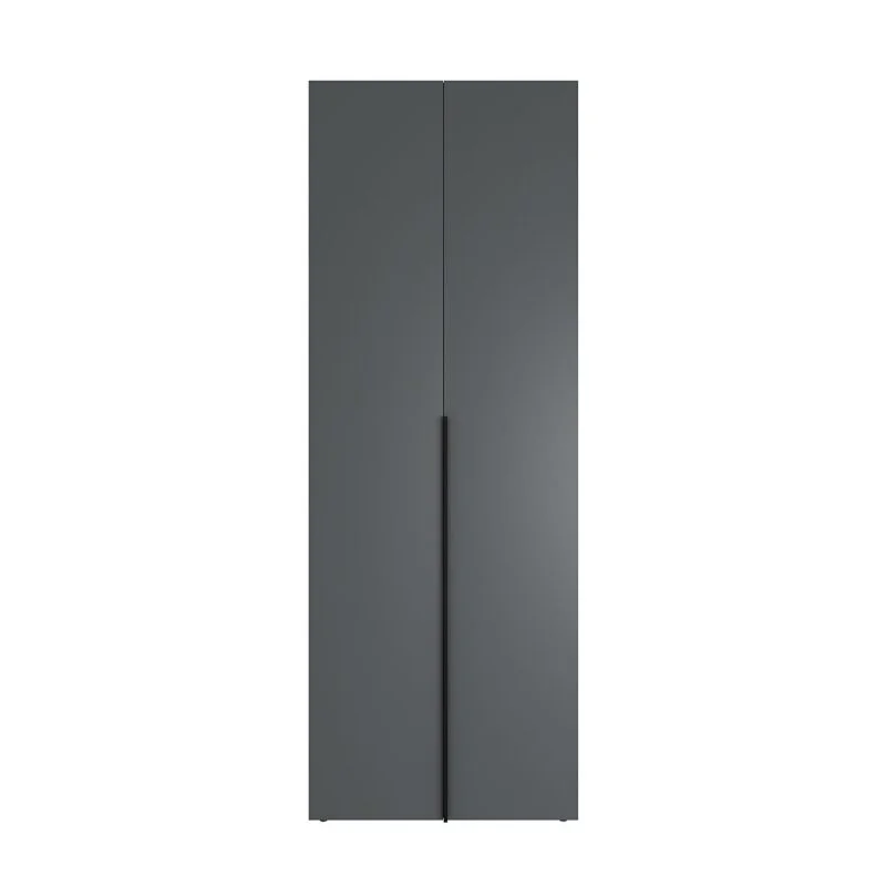 Шкаф трехдверный распашной Light №12 120x220x50 см – Графит