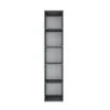 Шкаф трехдверный распашной Light №12 120x220x50 см – Графит