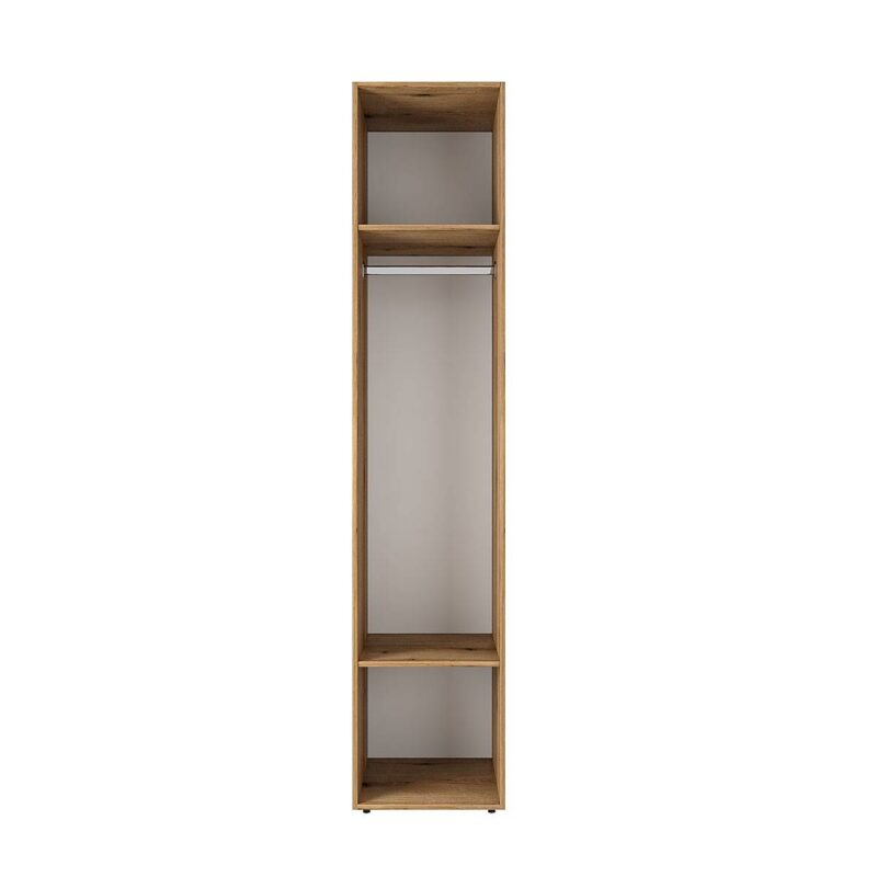 Распашной шкаф на 2 двери Light №13 80x220x50 см – Дуб Эвок