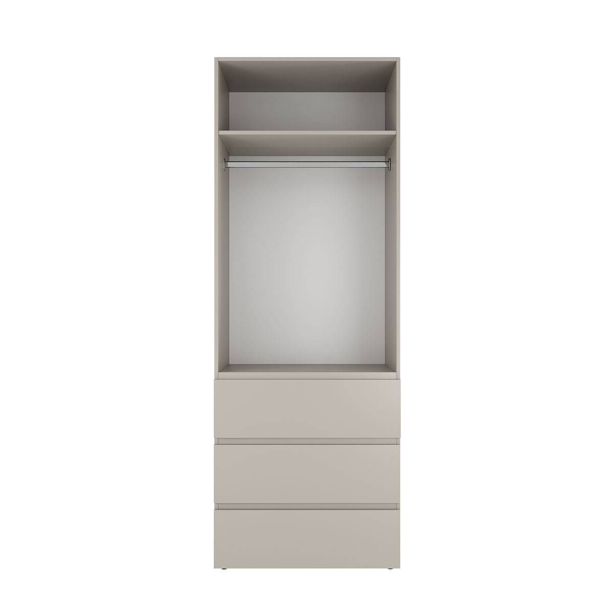 Шкаф распашной комбинированный №5 Light 160x220x50 см – Кашемир