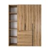 Шкаф распашной комбинированный №8 Light 160x220x50 см – Дуб Эвок