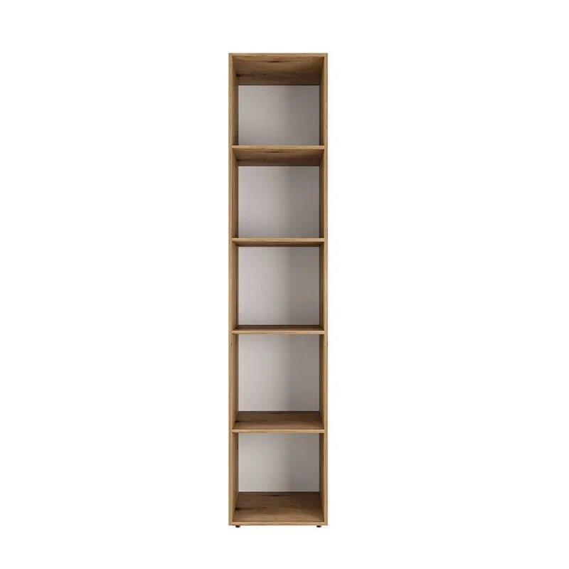 Шкаф трехдверный с открытыми полками Light №8 160х220х50 см – Дуб Эвок