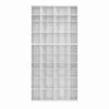Стеллаж для книг и декора на 40 ячеек Light 120x246x16 см – Белый бриллиант