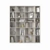 Light №1 shelving unit for books and decor with 24 compartments 120x146x16 cm – Cashmere