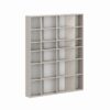 Light shelving unit for books and decor 120x146x16 cm – Cashmere