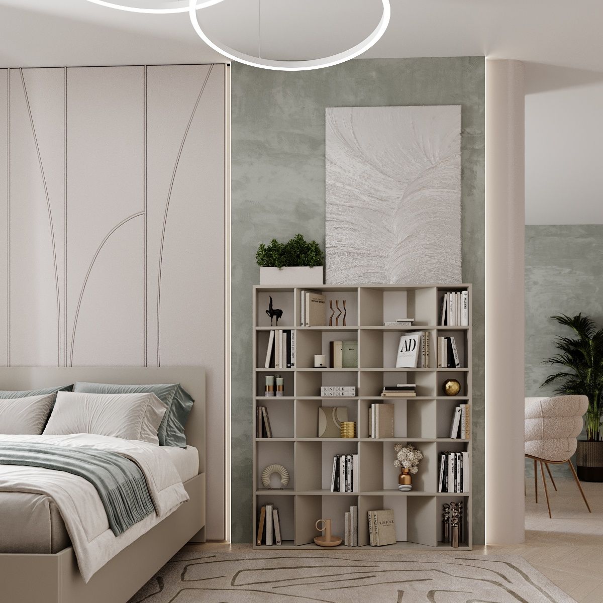 Купить напольная полка для книг и декора Light 120x146x16 см – Кашемир по 3150 грн Напольная полка для книг и декора Light 120x146x16 см – Кашемир