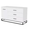 Ascet loft style wide dresser 120x70x42.5 cm – White Diamond