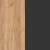 Дуб Крафт золотий / Графіт сірий