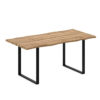 Forest metal 6 seater dining table 180x80x90 cm – Artisan Oak