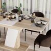 Buy lendi extending dining table 140(180)x75x80 cm – Sonoma Oak / White diamond for 5844 UAH Lendi extending dining table 140(180)x75x80 cm – Sonoma Oak / White diamond