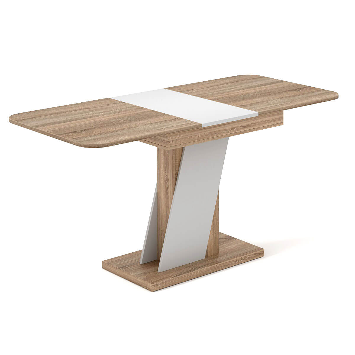Buy lendi extending dining table 140(180)x75x80 cm – Sonoma Oak / White diamond for 5844 UAH Lendi extending dining table 140(180)x75x80 cm – Sonoma Oak / White diamond