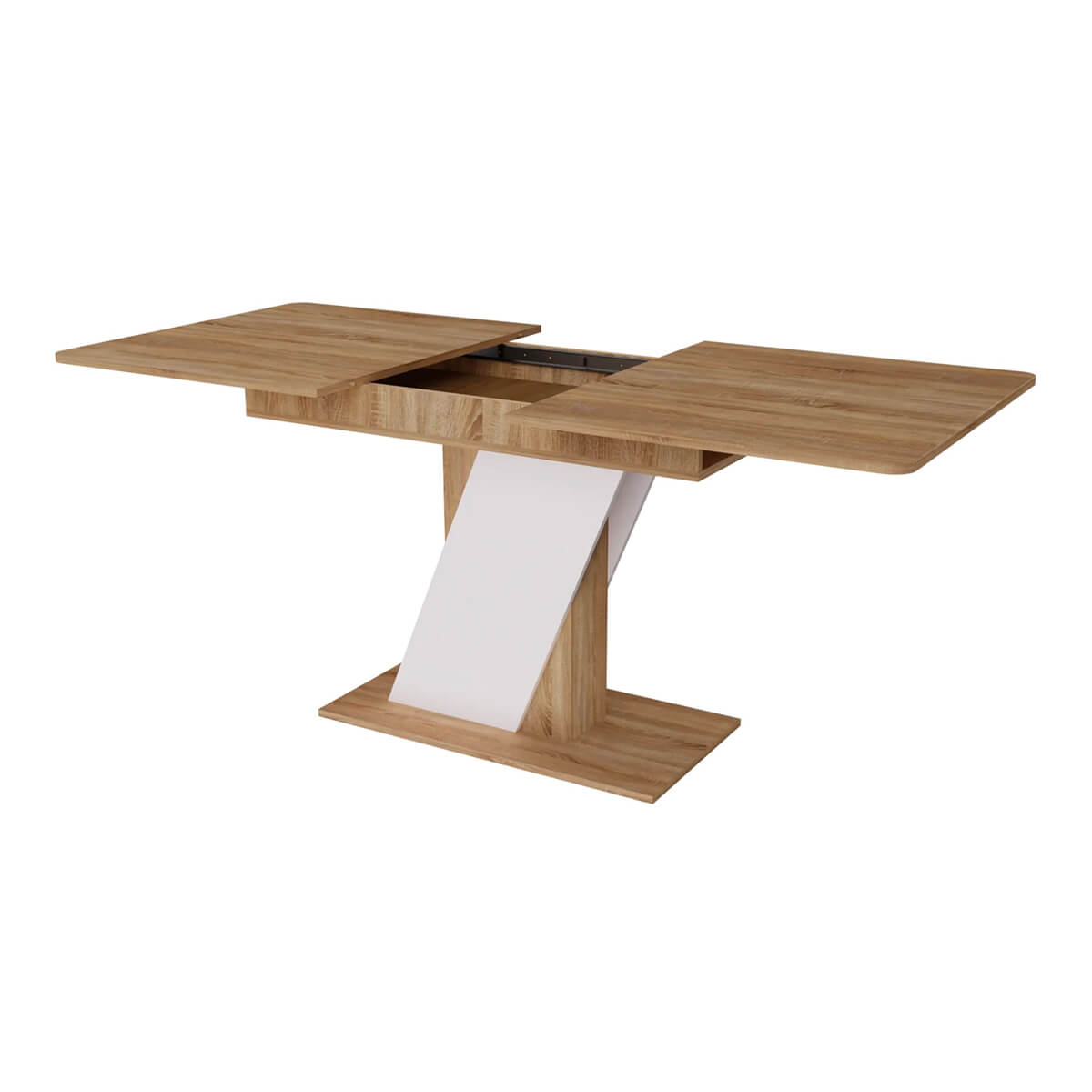 Buy lendi extending dining table 140(180)x75x80 cm – Sonoma Oak / White diamond for 5844 UAH Lendi extending dining table 140(180)x75x80 cm – Sonoma Oak / White diamond