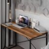 Loft desk Ascet Line 120x73x50 cm – Baroque Oak