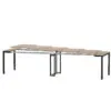 Великий стіл у вітальню розкладний Sensei 53(330)x75x90 см – Дуб Сонома