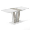 Vendi extending kitchen table 140(180)x75x80 cm – Light Atelier / White Diamond