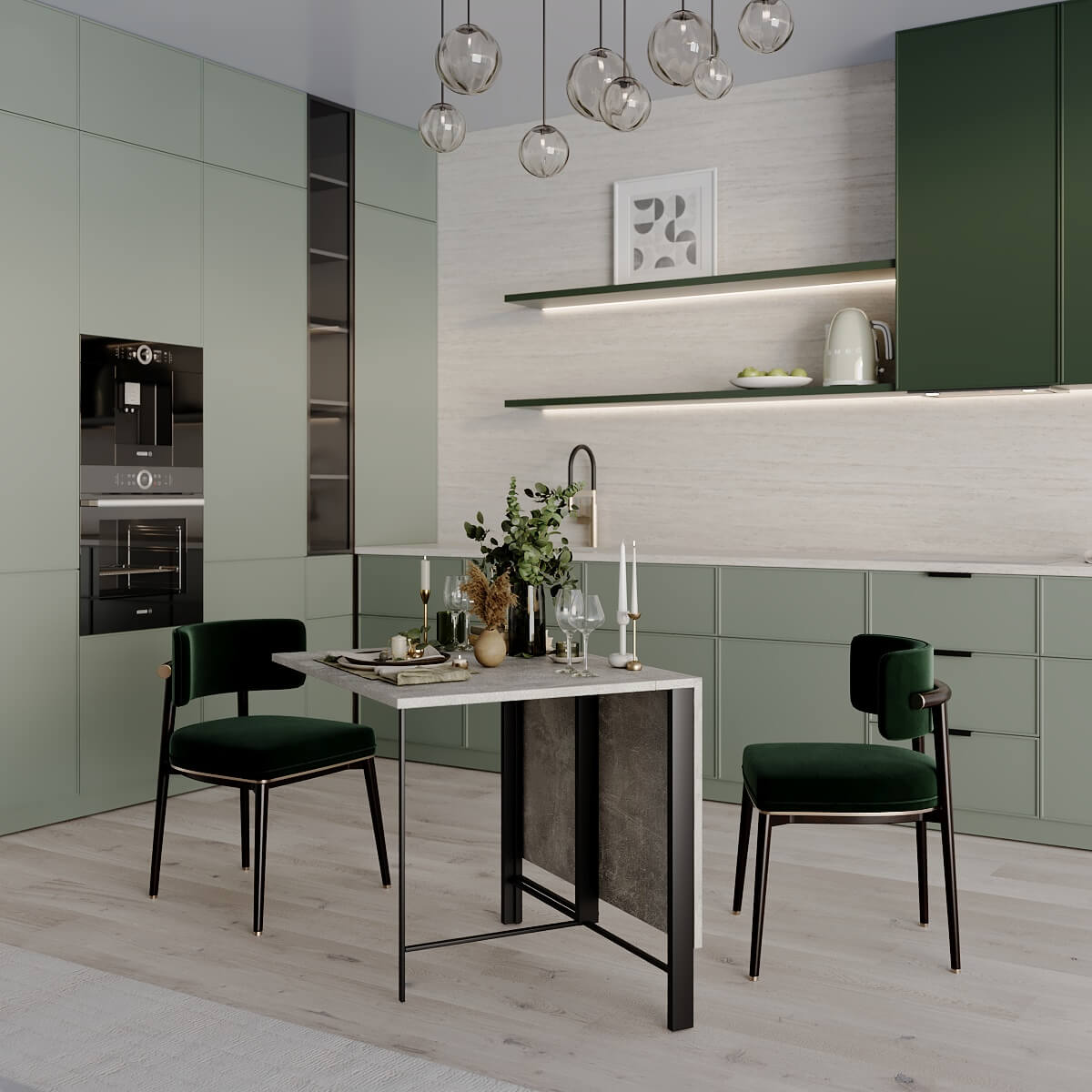 Voody foldable kitchen table 10(138)x76x90 cm – Light Atelier